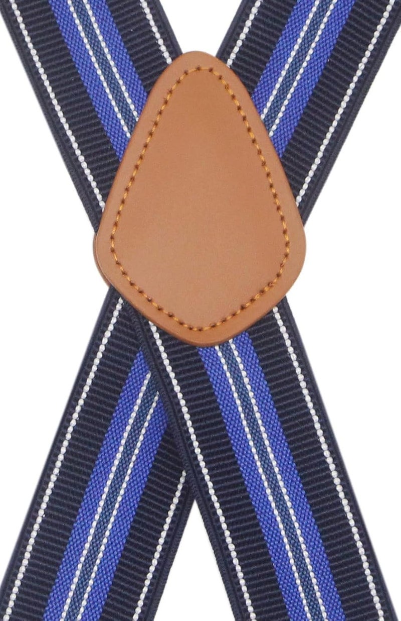Timiot Mens Suspender 4 Swivel Strong Hooks Adjustable Braces Elastic Comfortable X Style Heavy Duty Strap - Image 2